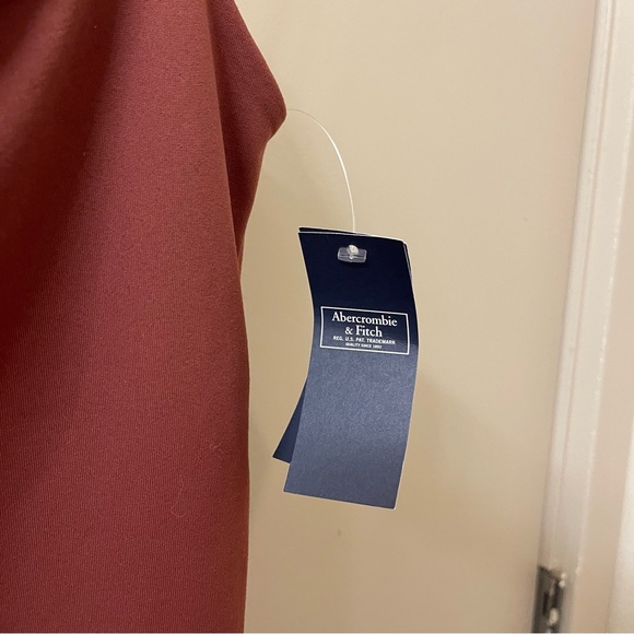 Abercrombie & Fitch Soft A&F Collection bodysuit new size small terracotta - Picture 7 of 8